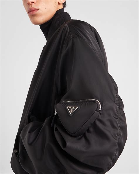 mens prada bomber jacket|prada bomber jacket for men.